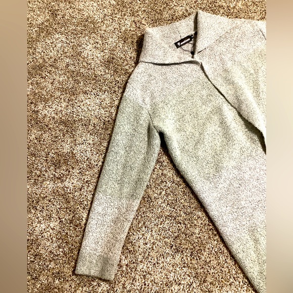 Creation Cardigan Sweater Wool Blend Size M Long Knitted Striped Fall Winter - Picture 5 of 8